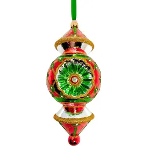 Dallas Reflector Glass Christmas Ornament