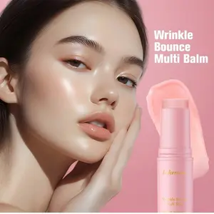 Glow From Head to Toe with Our Wrinkle Bounce Multi Balm! Delivers a dewy, lit-from-within glow that makes your skin look plump and youthful.