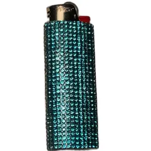 Pink Planes + Bling Lights Singles + Diamonds + Crystal Rhinestones +  Luxury Accessory+ Assorted Colors & Styles - creative,  cute lighter, junk custom sparkle fancy Set rhinestone daily use lucky Tiger Skin Lighter Gift