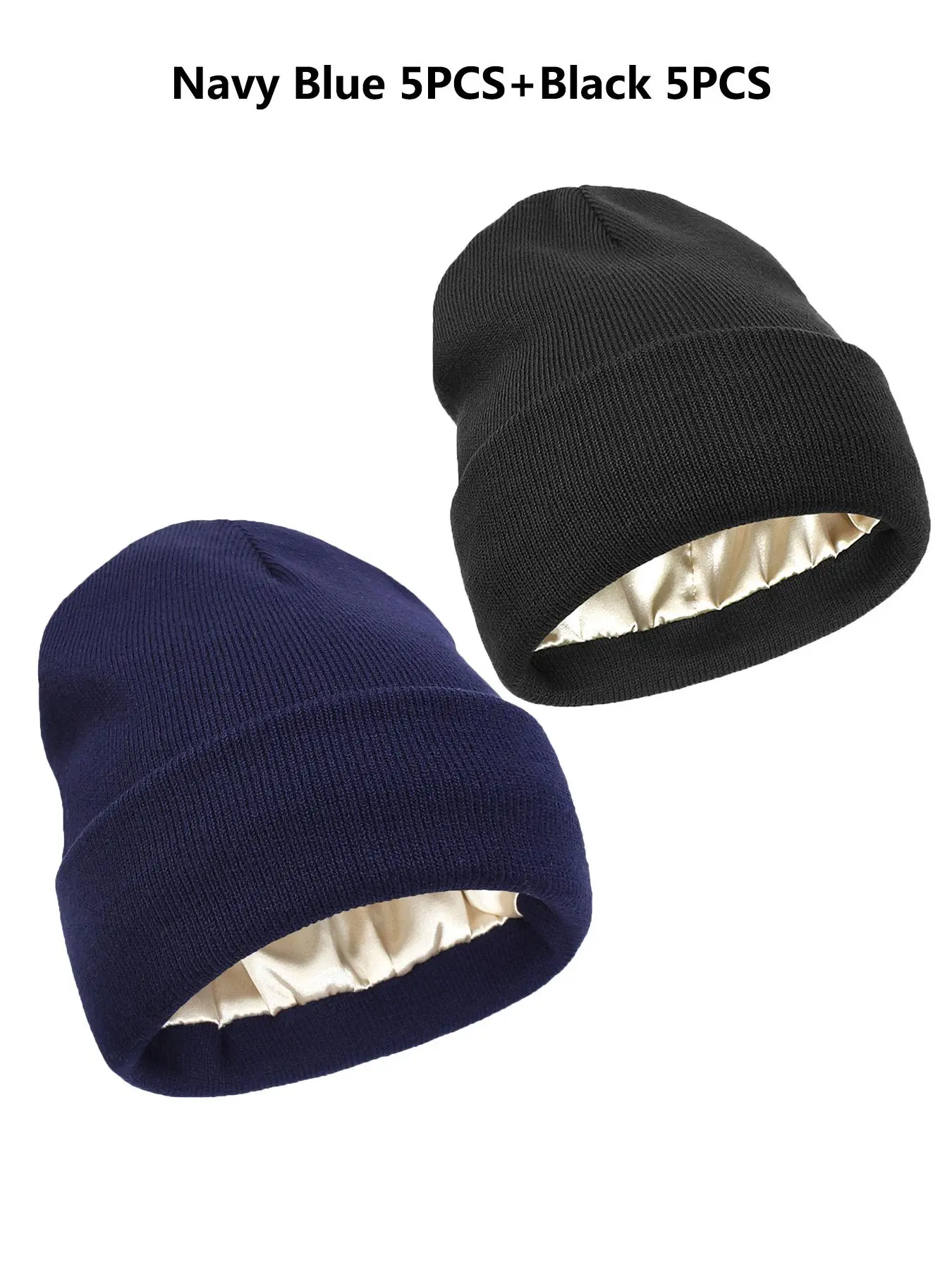 Navy Blue*5 pcs+Black*5 pcs