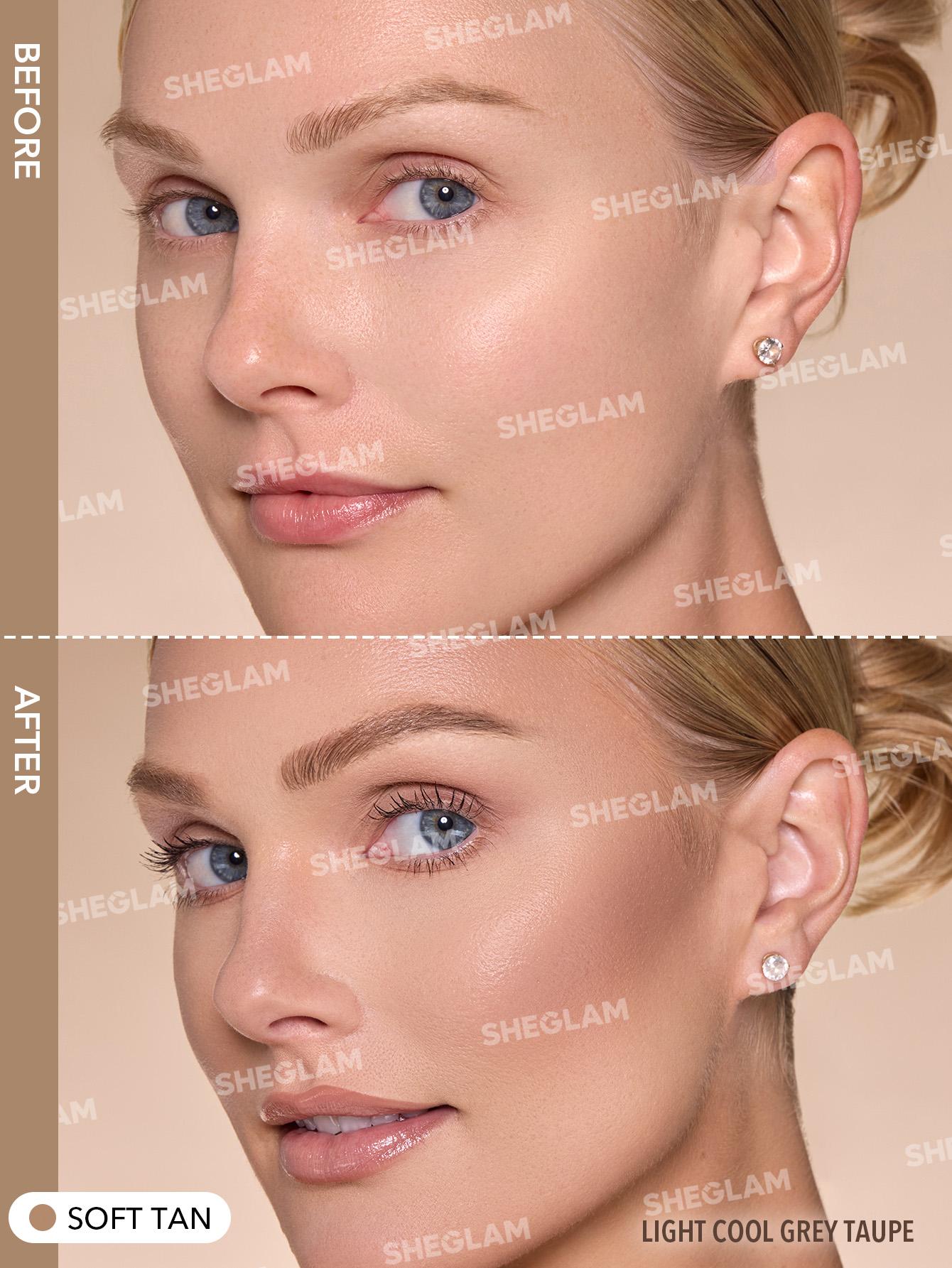 【FREE SHIPPING】SHEGLAM Color Bloom Liquid Blush Lightweight Dewy Finish Sun Sculpt Liquid Contour Glow Bloom Liquid Highlighter Long Lasting Smooth