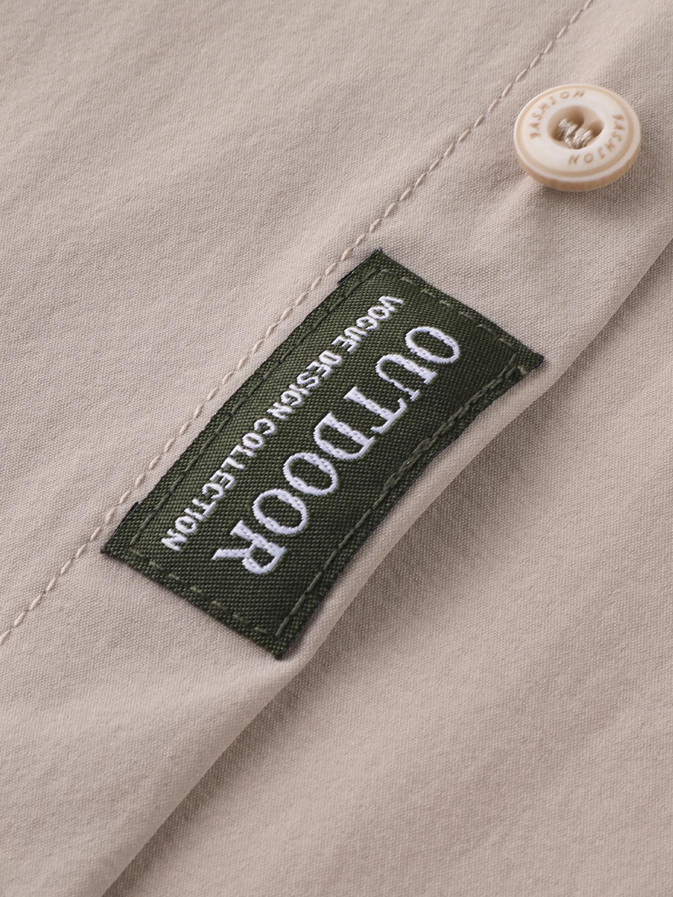 LEDUNTINO Men's American-Style Casual Button-Up Short-Sleeve Loose Nylon Shirt - Plain, Hidden Ventilation Holes, High-Quality Breathable Fabric, Button Collar, Summer Beach Wear, Stylish Male Clothing, Mens Gifts, Father's Day Gifts for Husband, Clothes