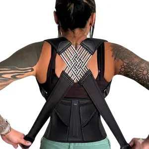 Waist Trainer Posture Corrector Back Straightener Brace Straps with Shoulder Support for Back Pain improves posture reduces hunchback Relief Healthcare for Men and Women Belts Womenswear Spine Alignment