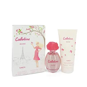 Cabotine Rose EDP 3.4 Oz + Lotion Gift Set 200 ML for Women - Classic Fragrance