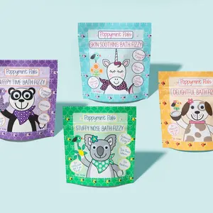 Poppymint Pals Foaming Bath Bombs