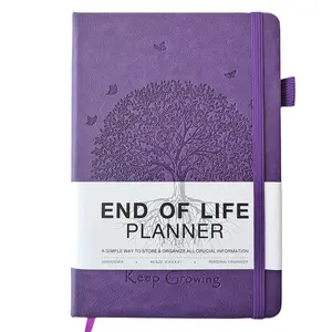 End of Life Planner, Elderly End-of-Life Planner, Planner Notebook, Estate Planning Organizer and Beneficiary Planner, Organizer of Final Arrangements for Beneficiaries, Will Preparation, Last Wishes and Funeral Planning, 120gsm Thick Paper