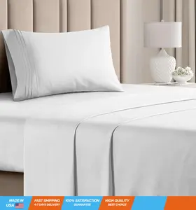 Twin XL Size 3 Piece Sheet Set - Comfy Breathable & Cooling Sheets - Hotel Luxury Bed Sheets for Women & Men - Deep Pockets, Easy-Fit, Extra Soft & Wrinkle Free Sheets - White Oeko-Tex Bed Sheet Set