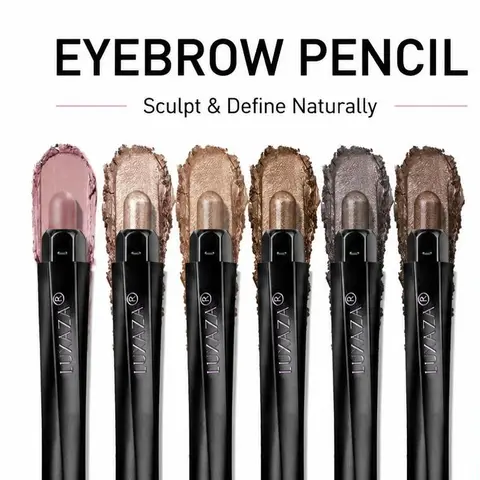 LUXAZA 6 or 10 Shade Eyeshadow Stick Cosmetic Set - Shimmer, Matte, Brown Metallic Cream Pencil Crayon, Smudge-Proof, Waterproof, Long-Lasting, Enhancing for Bigger Bright Eyes, Christmas Gift