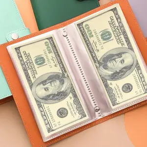 100 Envelope Challenge Binder, Savings Challenge Planner, Savings Challenges Book with Envelopes, Portable Loose Leaf Storage Organizer, Christmas gift