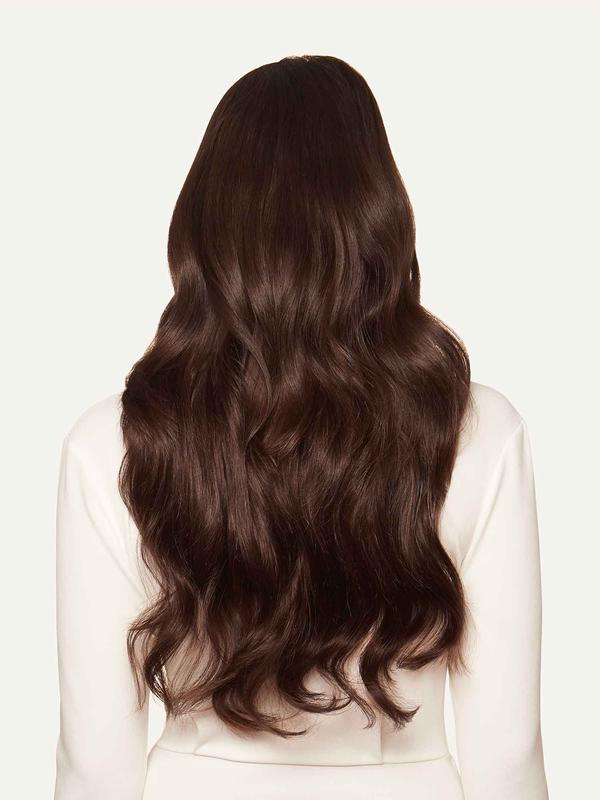 20" Seamless Chocolate Brown Clip-Ins (180g)