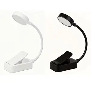 Mini LED Clip-On Book Light, Touch Adjustable Color Temperature, Portable Bedside Reading Lamp, Perfect Gift, No Battery Included