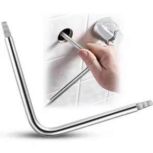 Faucet Seat Wrench, Compatible with Danco 80439 Faucet , For Use to Install Faucet Compression Seats, Hex or Square Steel Faucet Seats Tool, 2 Sided Wrench Configuration