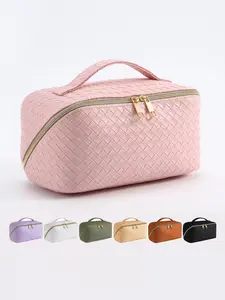 Large Travel Toiletry Bag, Portable Cosmetic Storage Pouch, Women's Makeup Bag, Essential Beauty Organizer, Ideal for Daily Use and Travel