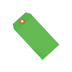 212 MAIN Green Self-Laminating Pet Tags (4.75x2.38 in.) - Case of 100, Customizable Stickers, Vinyl Decal, Office Supplies, Personalization Option, Tag Protection