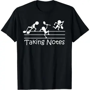 Musical Taking Notes Music Lovers Vintage Teachers Funny T-Shirt