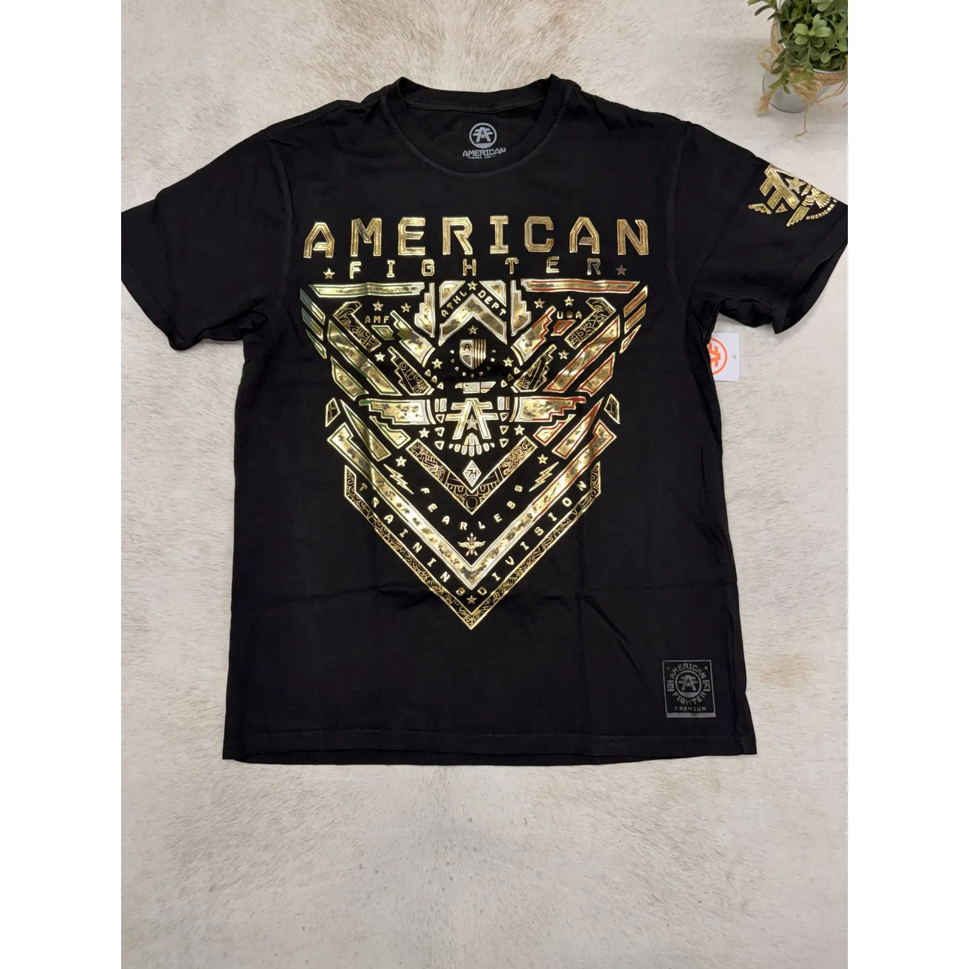 American Fighter Cortez  Short Sleeve Tee Black Tricolor