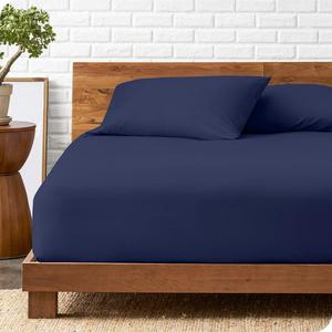 deep pocket king sheet set for air mattress - 3pc fitted sheet, 1 piece fitted and 2 pieces pillowcases -  solid color bed sheets set luxury bedding sheet for hair and skin - durable microfiber fitted bed sheet