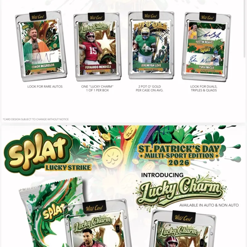 NEW RELEASE - Wild Card Splat Lucky Strike – St. Patrick's Day