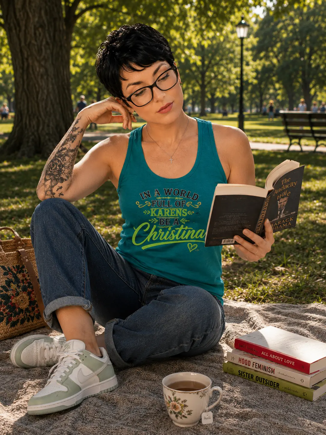 In a World Full of Karens, Be a Christina | Relaxed Tank Top