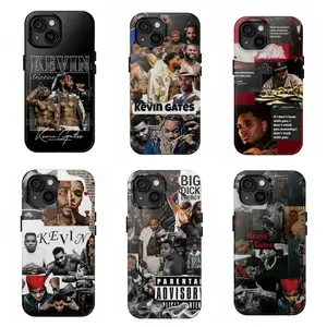 Edgy K-Kevin Gates Phone Case Trendy Hip Hop Phone Case Compatible for iPhone 17 Promax 16 15 14 13 12 11 and for Samsung S21-S25 Perfect Gift for Fans Her/Him