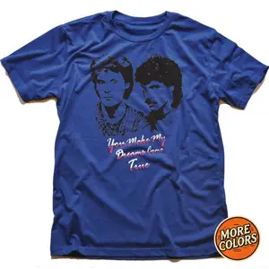 You Make My Dreams Come True T-Shirt, Retro 80s Music Tee, Soft Cotton Graphic Top, Unisex Vintage Shirt, Menswear, Womenswear, Romantic Gift, 80s Pop Culture Apparel