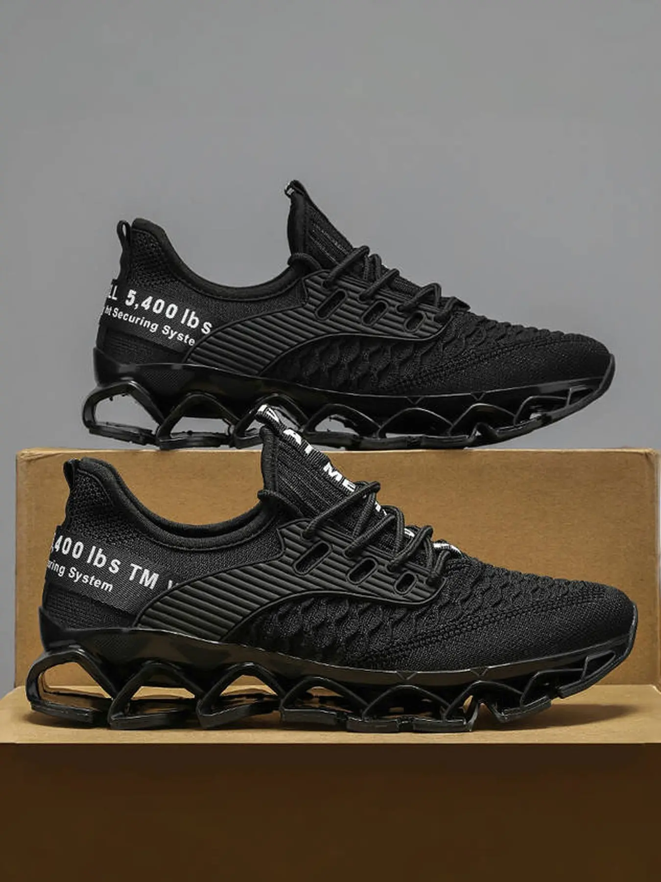 New Sporty Breathable Running Shoes for Men, Mesh Shockproof Anti-Slip, Thick Sole Durable Training Shoes, Casual Daily Wear, Breathable Running Sneakers, Running Trainers