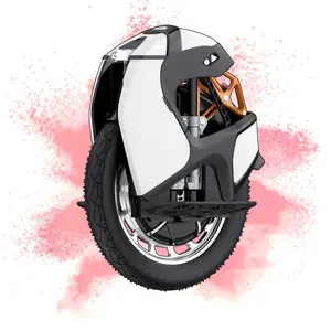 KingSong S18 Pro+ E-Unicycle, Urban Pocket Rocket, Self-Balancing Unicycle Hoverboard for Professiona (1110Wh Battery, 5000W Peak Motor and 31 MPH for 62-Mile Range)