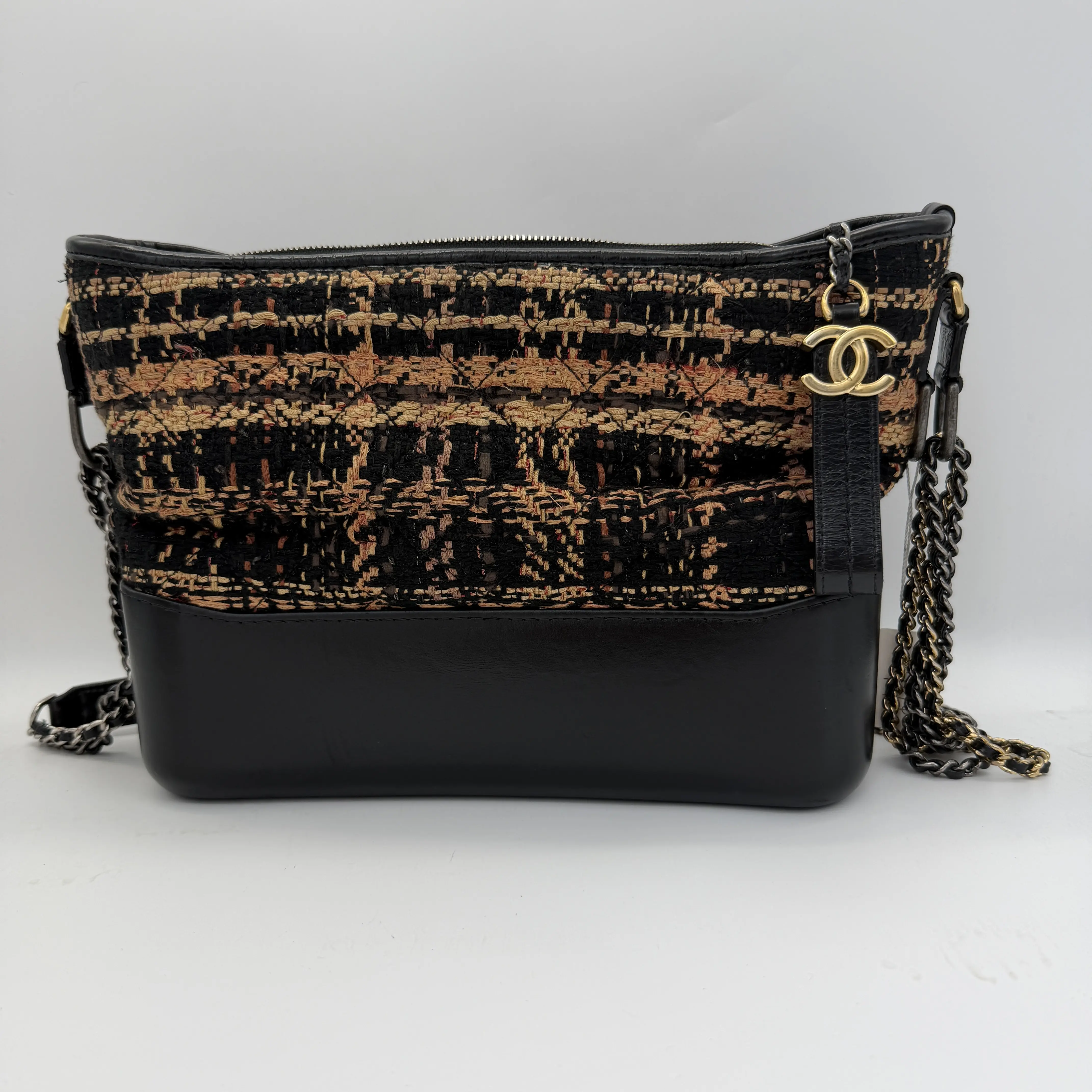 Pre-owned CHANEL Tweed Hobo Bag