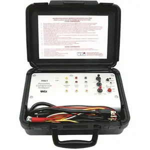 212 MAIN Hermetic Compressor Analyzer with Adapter, AC Starting Tool, LED Lights, Continuity Check, Dual Voltage, Motor Test for Office & Educational Supplies
