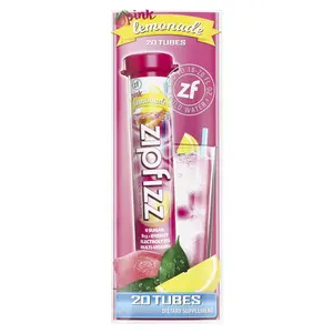 Zipfizz Energy Drink Mix, Pink Lemonade, 20 Tubes, 0.39 oz (11 g) Each