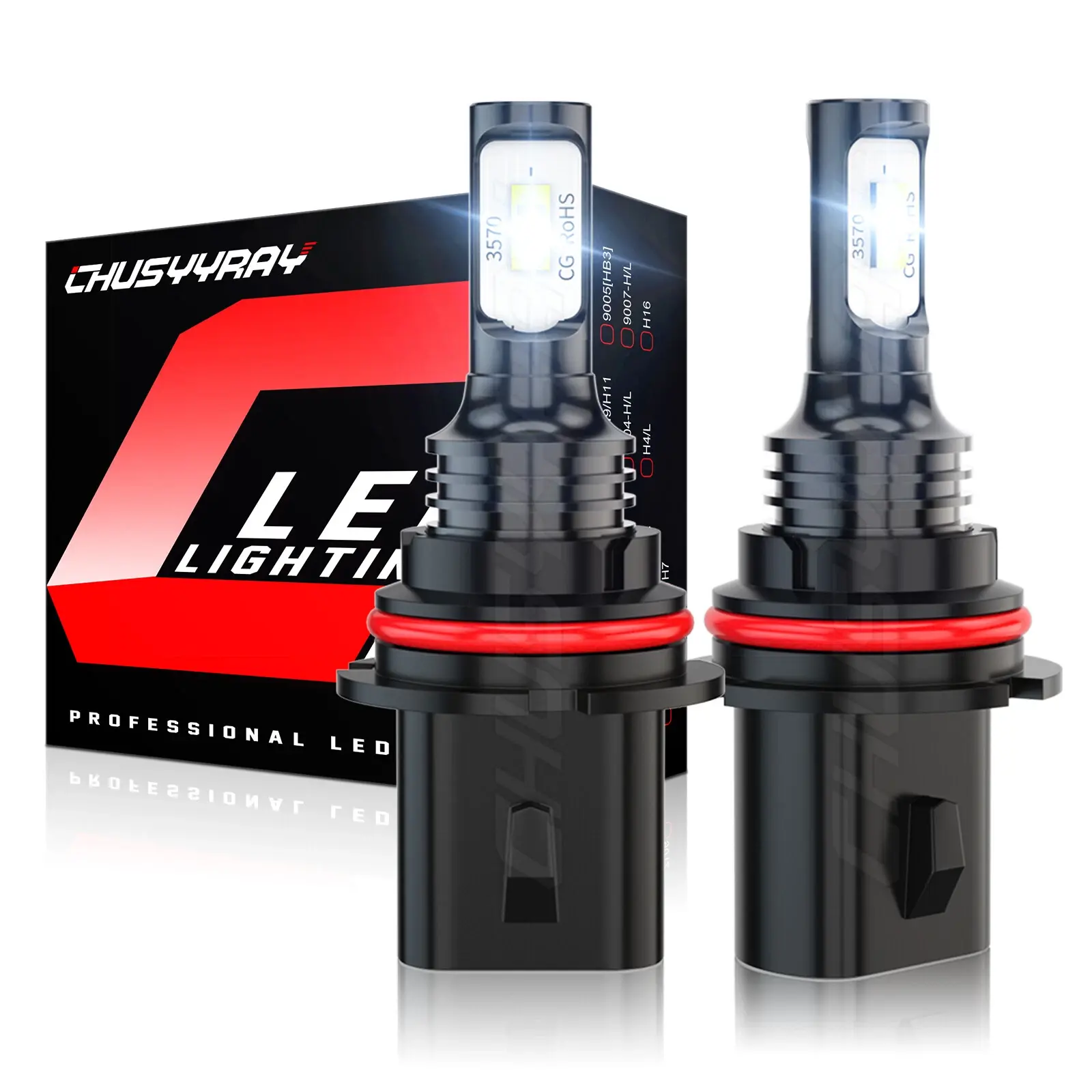 Vehicle Accessories HB5 9007 Hi/Lo LED Headlight Bulbs Kit for Ford F 150 F 250 F 350 Super Duty Customized Auto Grade Led Chips Engineering Beam Pattern Design Led Lighting