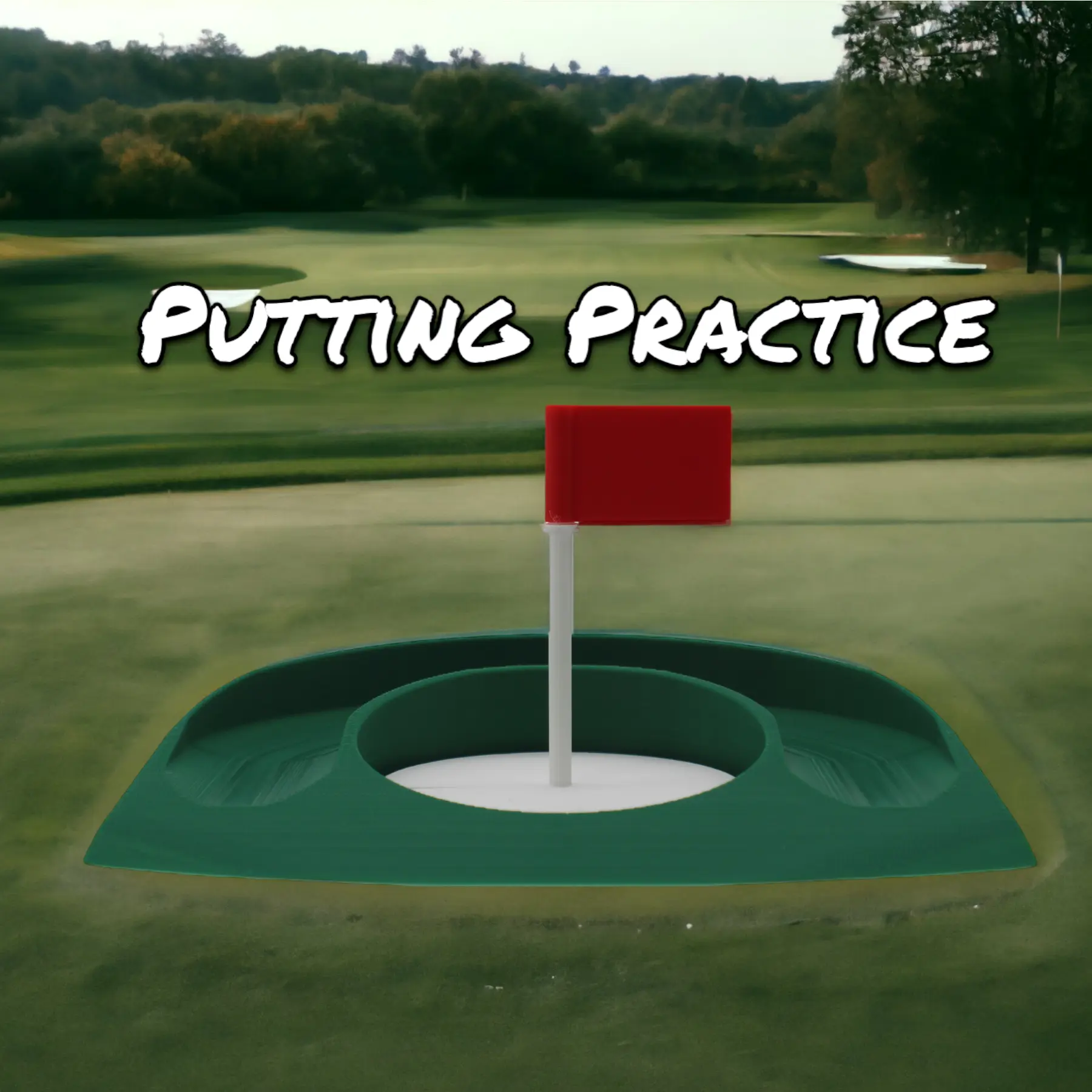 Miniature Golf Putting Hole | Golf Gifts | Indoor Putting Practice | Office Game Mini Golf
