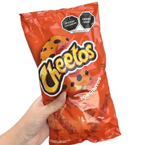 5-Pack Sabritas Cheetos Torciditos Mexican chips snacks crunch crispy 145g Crunchy Flavor Queso y Chile cheese Chili torcidos hot chee