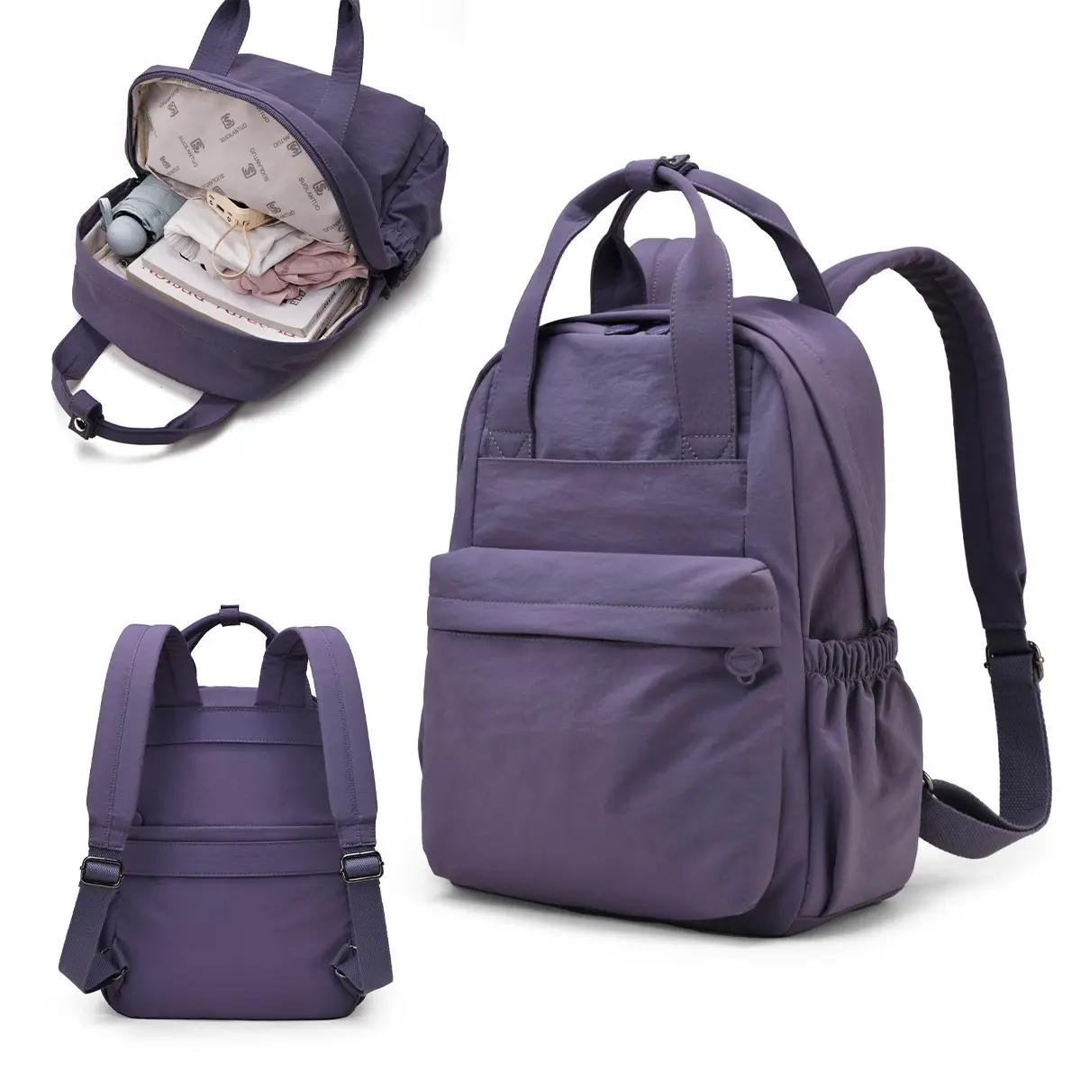 Anti-theft Lightweight and Stylish Women's Backpack, Large-capacity Korean-style Versatile Shoulder Bag for Travel and Outings, Multi Functional Backpack, Portable Lightweight Backpack, Travel Backpacks, Lightweight Casual Daypack