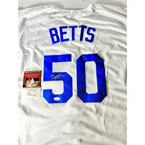 Mookie Betts Signed Dodgers Jersey JSA Certified
