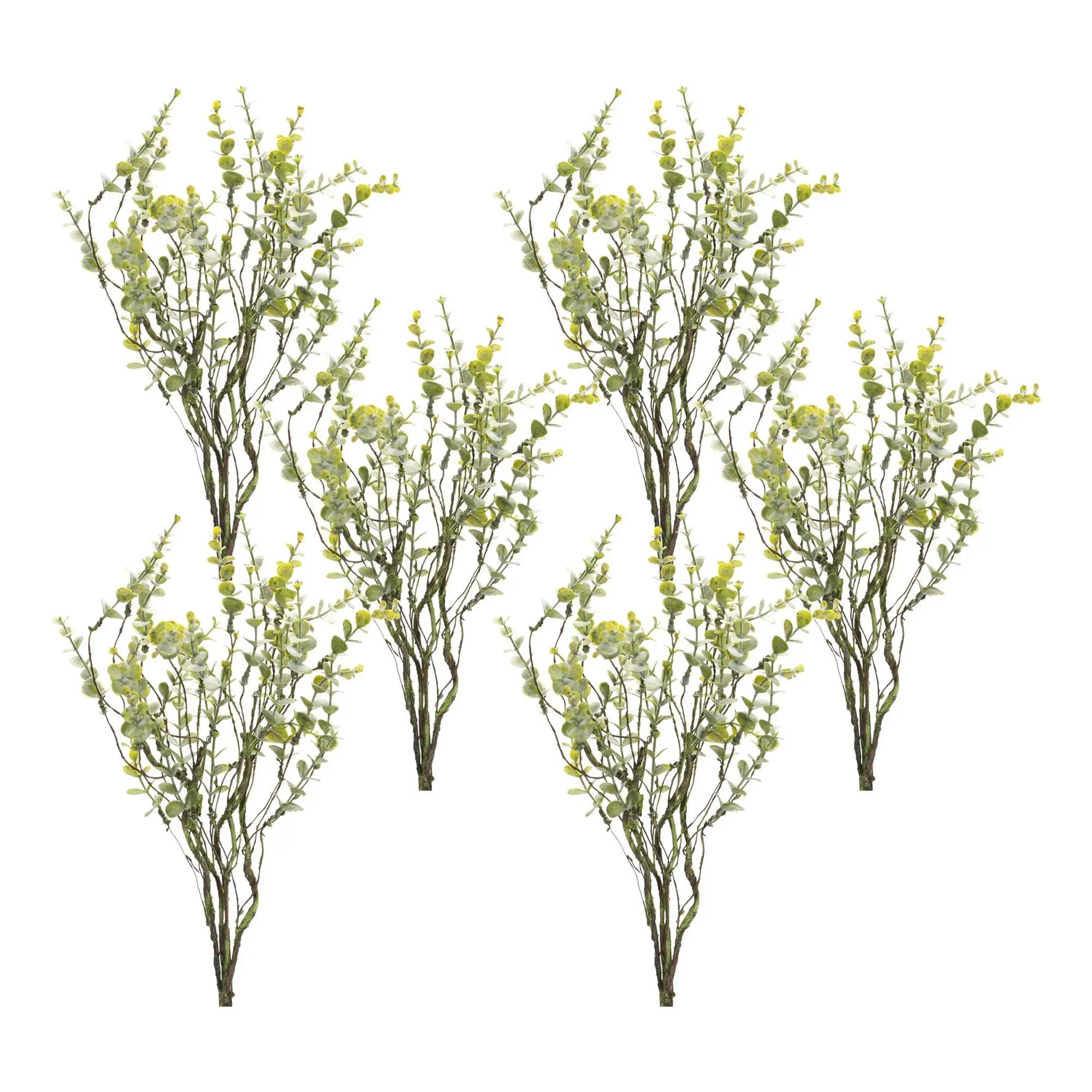 Melrose Boxwood Twig Branch Spray (Set of 6)