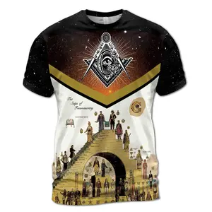 Masonic Shirt, Freemasonry The Structure Of Freemasonry 3D T-Shirt