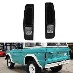 2pcs Tail lamps Light Smoke Lenses Set Lens Only For 1967 1968 1969 1970 1971 1972 Ford Truck F100/250/350 E100,Replace OEM C7TZ-13450-E & F