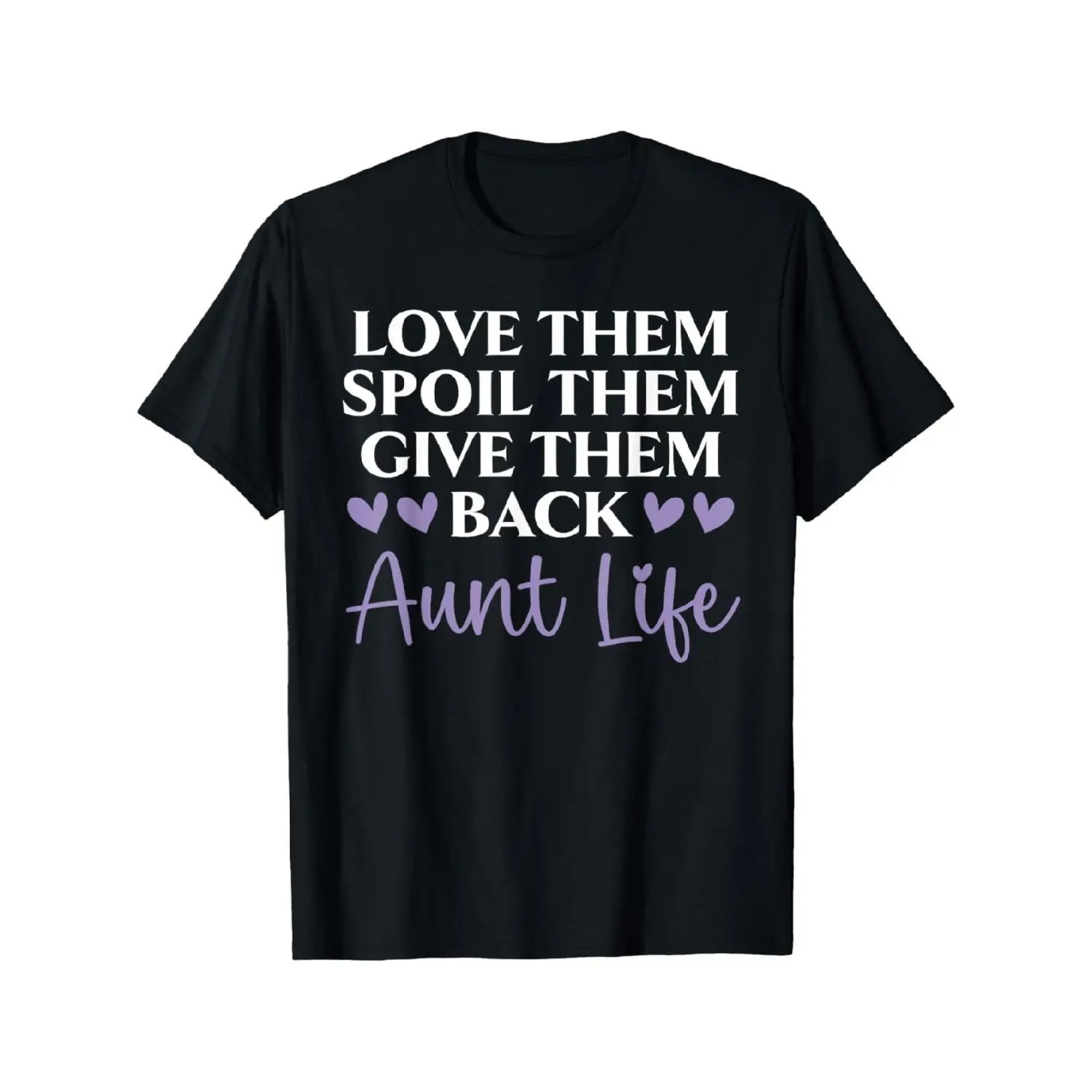 Men's Short-Sleeve Round Neck Casual Streetwear Top - Adore Cherish Gift for Aunt Life Auntie