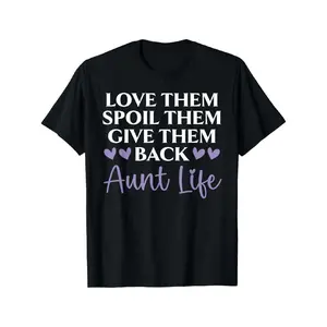Adore Cherish Gift And Return Aunt Life Auntie TShirt