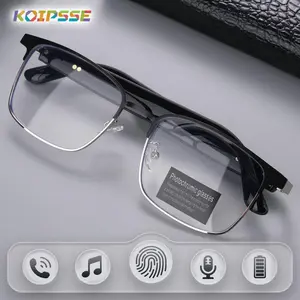 KOIPSSE Smart Glasses, Fashionable Wireless Smart Glasses, Audio Call Voice Assistant Glasses, Wearable Smart Glasses, Universal Protective Eyewear
