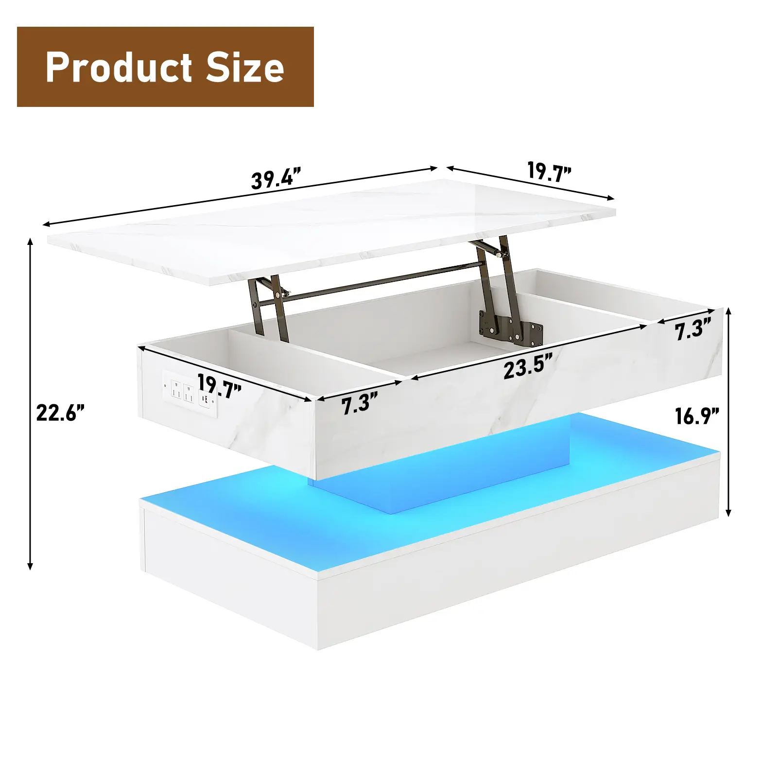 Marbling White-39.4"