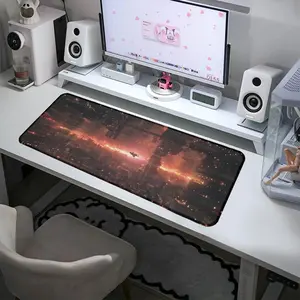 [Sale off up to 65%][Free Ship] Tanjiro Gaming Mat | Demon Slayer Desk Setup | Infinity Castle Mouse Pad | Anime Playmat | Gift for Fans | X Large Mouse Pad