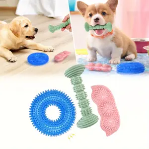 3PCS Puppy Teething Toys - Chew Toys for teething puppies,Soft Durable Rubber dog chewers, Safe for teething - Ideal for Small Medium Dogs - Furniture-Safe Chew Toys for teething, Puppy Teething Aid