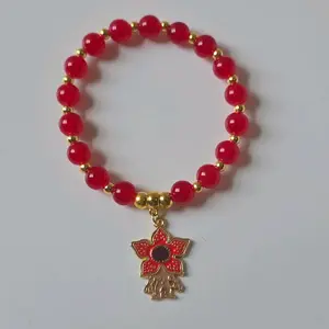 Stranger Things Charm Bracelet - Cartoon Inspired with Gold Accents
