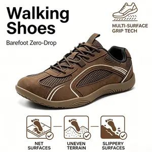 Women’s Barefoot Zero-Drop Sneakers – Wide Toe Box, Breathable, Lightweight & Non-Slip Minimalist Walking Shoes