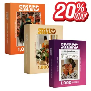 3 pack Black Art Puzzles - 18x24 inches