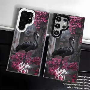 Sleep Token Phone Case for SAMSUNG GALAXY S22 S23 S24 S25 FE ULTRA PLUS And iphone 16 15 14 13 12 Pro Max Plus Pro Hard TPU PET PC Black White Stylish Gift Ideas Anti-drop Cellphone Protective Case Shockproof Protector Mobile Phone Cover