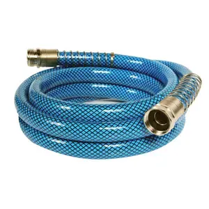 CAMCO Premium Drinking Water Hose - 5/8 in ID, 10 ft, Anti-Kink, Heavy Duty, Strain Relief, Machined Fittings