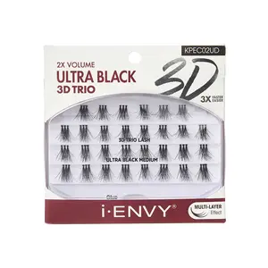 I-ENVY 3D Trio Lash Ultra Black Cluster Lash
